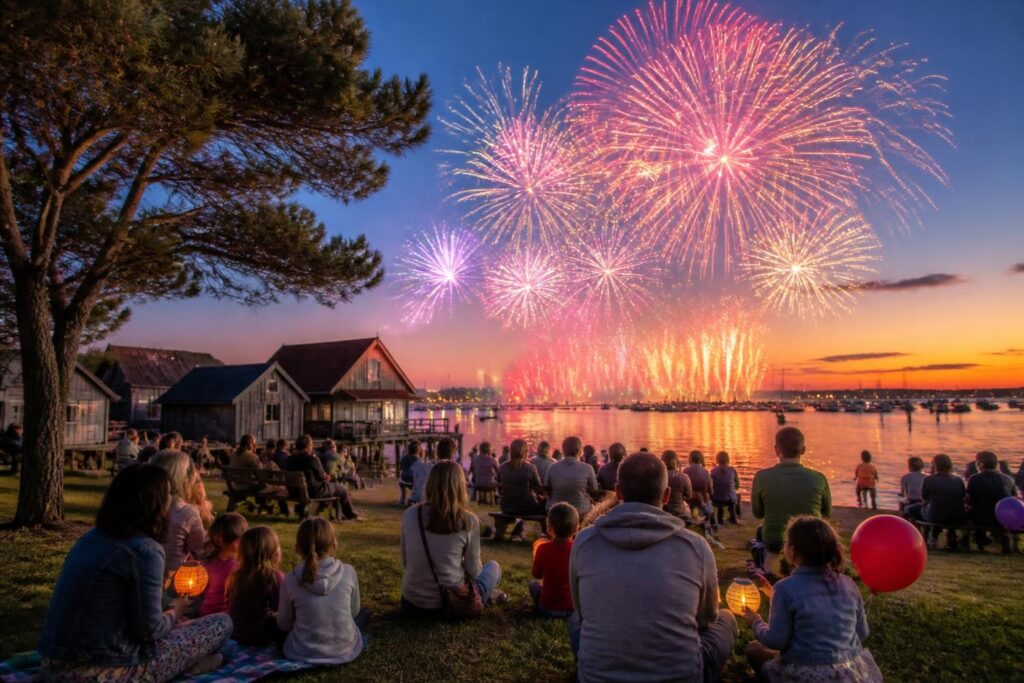 découvrez le feu d'artifice à arès en 2025 : dates, programme complet et activités pour toute la famille, pour une soirée festive et inoubliable.