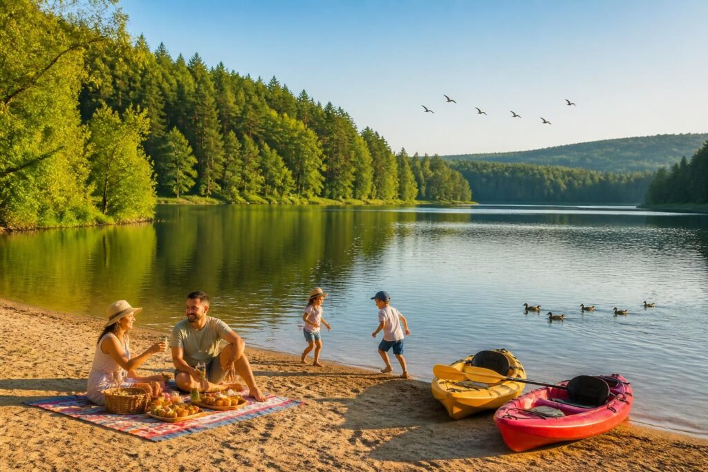 découvrez le lac du messal, un véritable havre de paix idéal pour des escapades familiales en pleine nature. profitez d'un cadre naturel exceptionnel pour des moments de détente et d'aventure.