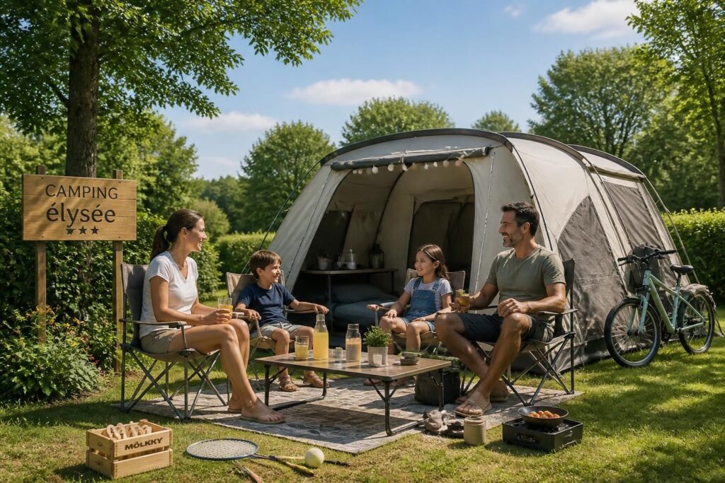 profitez d'un séjour en famille au camping élysée, où détente et nature se conjuguent pour des vacances inoubliables. activités pour tous, cadre verdoyant et confort assuré vous attendent.