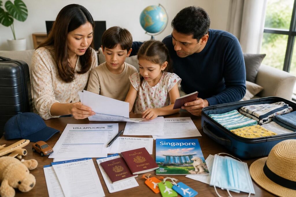 découvrez les démarches essentielles et les documents nécessaires pour obtenir un visa pour singapour, spécialement conçus pour les familles avant leur départ.