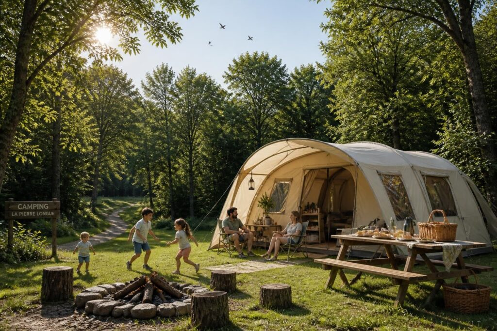 découvrez le camping la pierre longue, un refuge familial idéal au cœur d'une nature préservée, offrant détente, activités de plein air et un accueil chaleureux pour toute la famille.