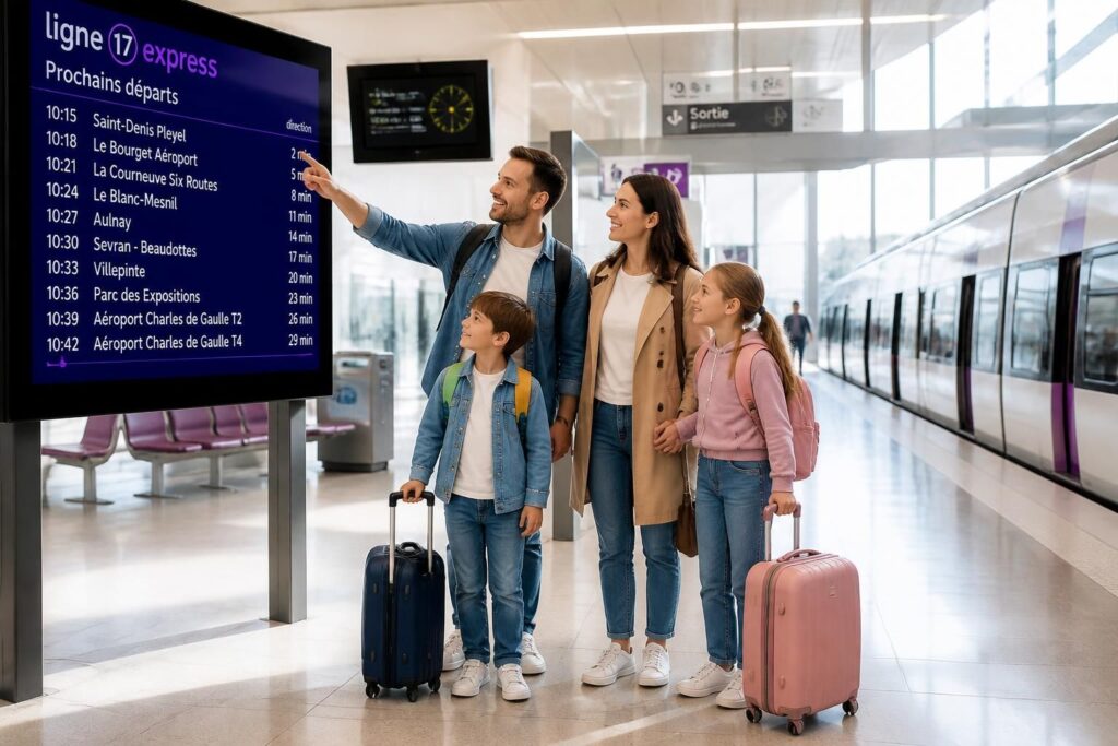 consultez les horaires de la ligne 17 express pour planifier facilement vos déplacements en famille et profiter d'un trajet sans stress.