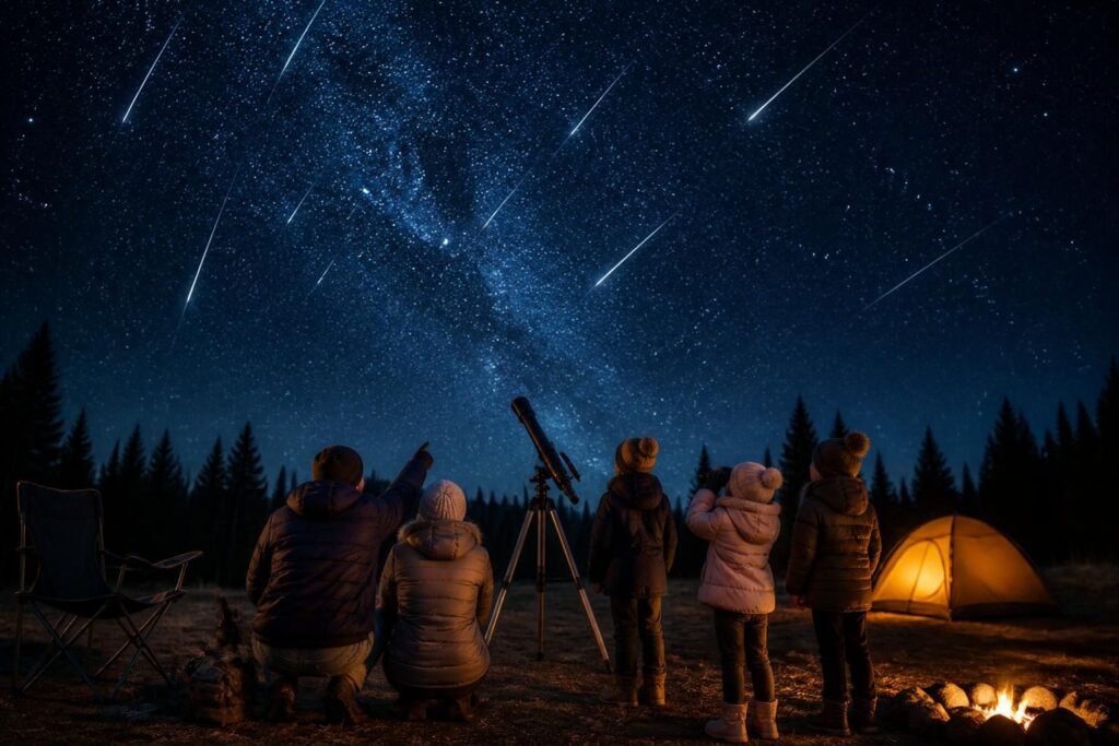 découvrez où observer la nuit des étoiles filantes 2025 en famille et profitez d'un spectacle céleste inoubliable pour petits et grands.