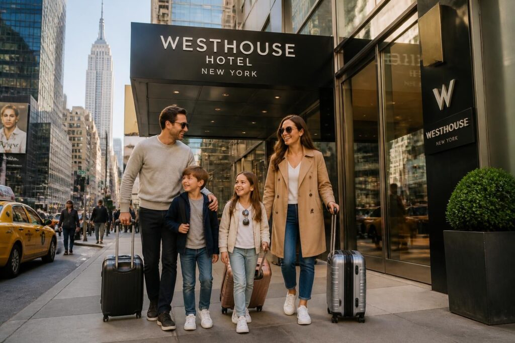 découvrez westhouse hotel nyc, l'hébergement idéal pour vivre new york en famille alliant confort, style et proximité des attractions principales.