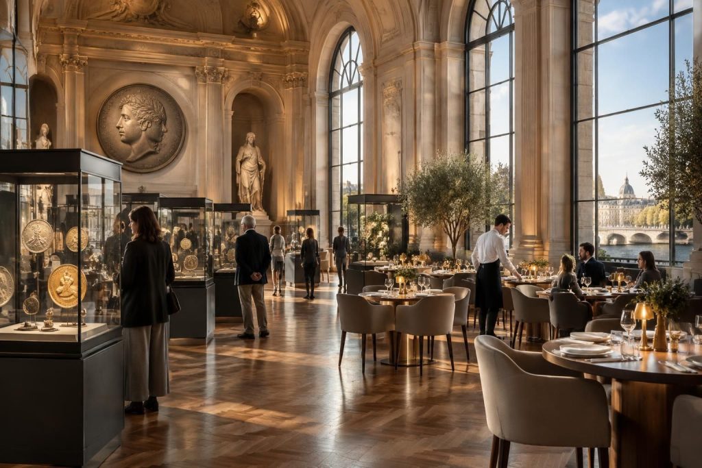 découvrez l’hôtel de la monnaie à paris : restaurant, expositions et visite d’un lieu emblématique où se rencontrent patrimoine, art et gastronomie.