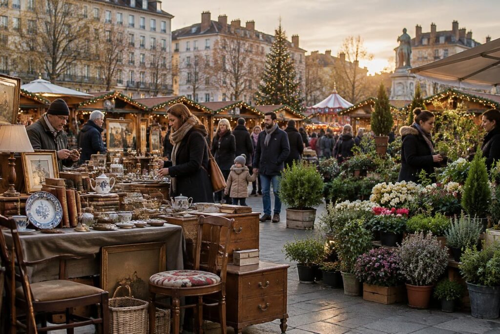 découvrez les marchés de villeurbanne : brocantes et puces, marchés de noël et rendez-vous dédiés aux plantes. dates, lieux et conseils pratiques.